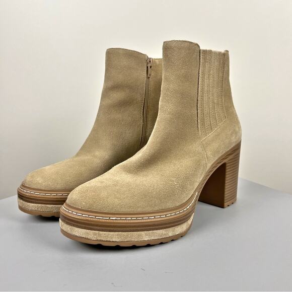 Steve Madden Suede Platform Booties - Picture 2 of 12